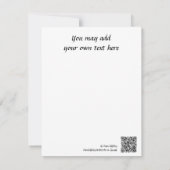 Legen Sie Ihre Karten in Gottes Hand-B&W-Kundenkar (Rückseite)