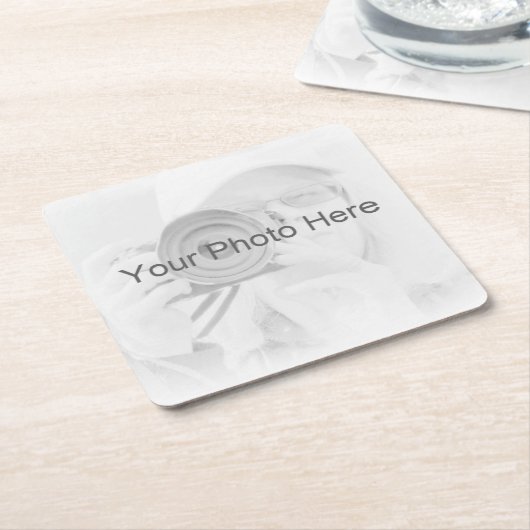 Legen Sie Ihren eigenen Foto-Designpapier-Unterset Rechteckiger Pappuntersetzer (angewinkelt)