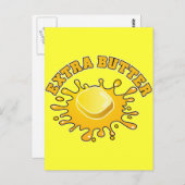 Legen Sie noch etwas Extra Butter drauf! Postkarte (Vorne/Hinten)