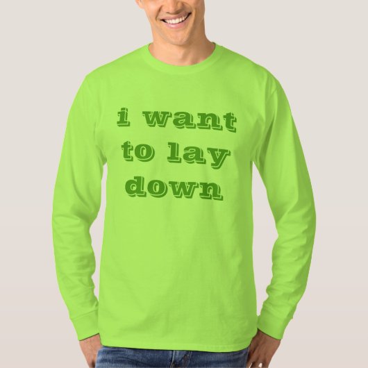 LEGEN SIE SHIRT NIEDER (Vorderseite)