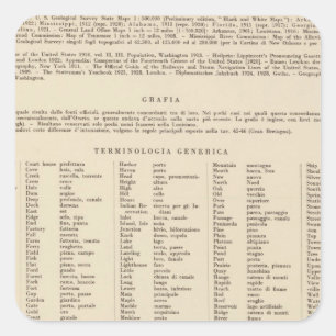 Legend 14546 Ark, Tenn, La, Miss, Fla, Ala, Ga, SC Quadratischer Aufkleber