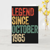 Legend 1965 60th Birthday For Men Women 60 Years O Karte (Gelbe Blume)