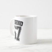 Legend 67 Six Seven Srts Number Varsity Team 67th Kaffeetasse (Vorderseite Links)