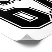 Legend 67 Six Seven Srts Number Varsity Team 67th  Poster (Ecke)