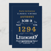 Legend Birthday Einladung (Vorne/Hinten)