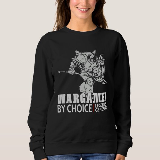 Legend By Geneseed 3D Hobbyist Miniature Wargamer Sweatshirt (Vorderseite)