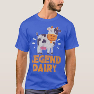 Legend Dairy Kuh Rind Heifer Bauer Anime Kawaii T-Shirt