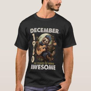 Legend Dezember 1980 44. Geburtstagskatze 44 T-Shirt