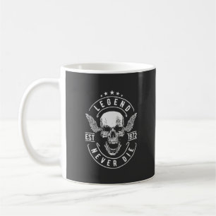 Legend Die Est 1972 nie   Geburtstagsgeschenk Idee Kaffeetasse