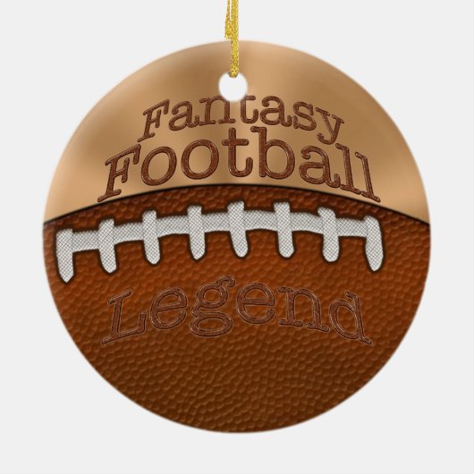 Legend Fantasy Football Ornamente (Hinten)