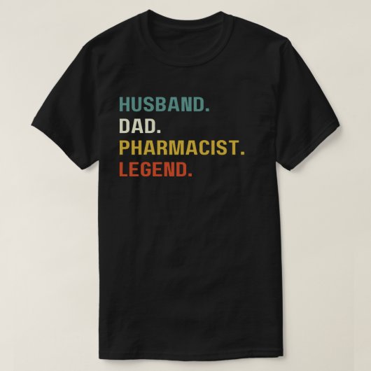 Legend, Funny Pharmacist, Vater-Apotheker, T-Shirt (Design vorne)