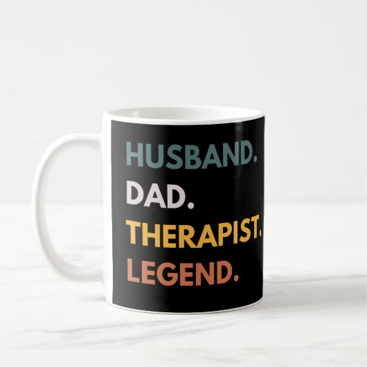 Legend Funny, Therapeutin für Vater Kaffeetasse (Links)