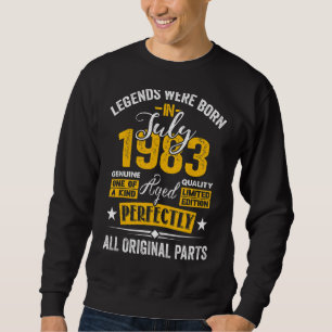 Legend Geboren im Juli 1983 39. Geburtstag 39 Jahr Sweatshirt