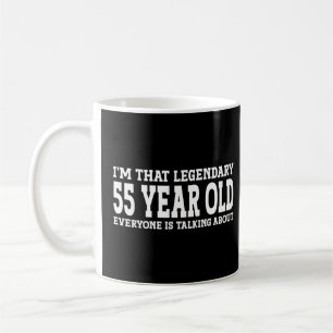 Legend Geburtstag 55 Jahre alt 55. Geburtstag Kaffeetasse