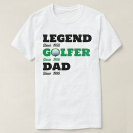 Legend Golfer Vater für Golf - T - Shirt für benut
