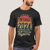 Legend hat 2024 Männer müde T-Shirt (Vorderseite)