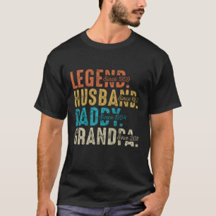 Legend Husband Daddy Grandpa Old Man Vatertag T-Shirt