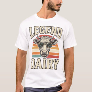 Legend Milchkuh Vintage Gravur Shirt Design_1
