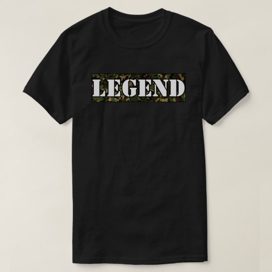 LEGEND Militärische Camouflage T-Shirt (Design vorne)