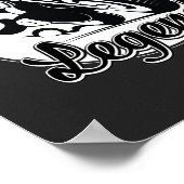 Legend Motorrad-T - Shirt Poster (Ecke)