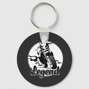 Legend Motorrad T-Shirt Schlüsselanhänger