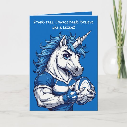 Legend of the Scrum Scotland’s Unicorn Charge Karte (Vorderseite)