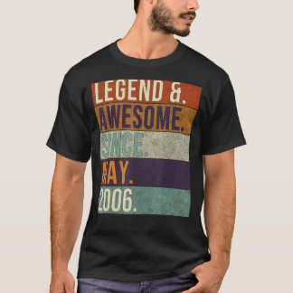 Legend & Phantastisch seit Mai 2006 Retro Birthday T-Shirt