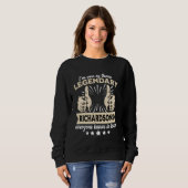 Legend Richardson Surname Richardson Nachname Ric Sweatshirt (Vorne ganz)