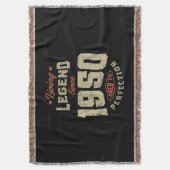 Legend seit 1950 Geburtstagsgeschenk Decke (Vorderseite Vertikal)