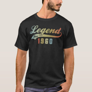 Legend seit 1960 Vintage Geburtstags-T-Shirt T-Shirt