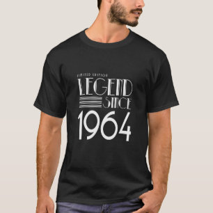 Legend Seit 1964 Vintag Noir Edition 58th Birthd T-Shirt