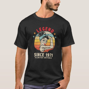 Legend Seit 1971 50Th Geburtstag Retro 50 Jahre al T-Shirt