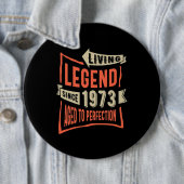 Legend seit 1973 Geburtstagsgeschenk Button (Beispiel)
