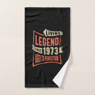 Legend seit 1973 Geburtstagsgeschenk Handtuch