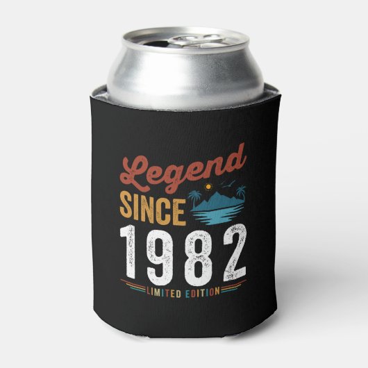 Legend seit 1982 Geburtstag Retro Vintag Dosenkühler (Kanne Vorderseite)