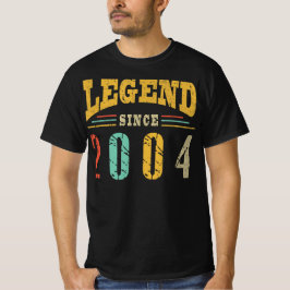 Legend Seit 2004 Man Myth , 2004 Legend Bday Gesch T-Shirt