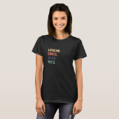 Legend seit April 1972 Geburtstag T-Shirt (Vorne ganz)