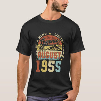 Legend seit August 1955 68 Jahre alt 68 Jahre Gebu T-Shirt