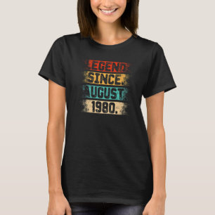 Legend seit August 1980 42 Jahre alt 42. Geburtsta T-Shirt