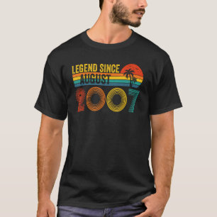 Legend Seit August 2007 Männer Frauen Geburtstag 2 T-Shirt