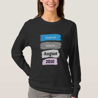 Legend Seit August 2010 12. Geburtstag T-Shirt