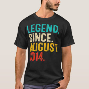 Legend Seit August 2014 8. Geburtstagsgeschenk 8 J T-Shirt