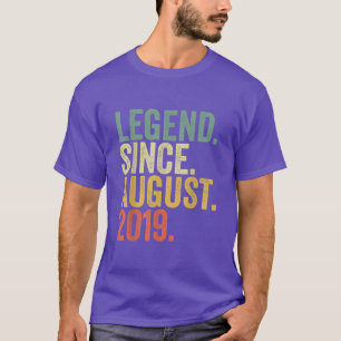 Legend Seit August 2019 3. Geburtstagsgeschenk 3 J T-Shirt