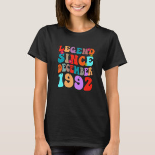 Legend Seit Dezember 1992 Vintager Geburtstag Retr T-Shirt
