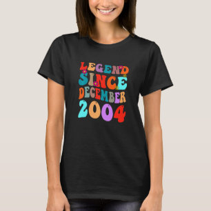 Legend Seit Dezember 2004 Vintager Geburtstag Retr T-Shirt