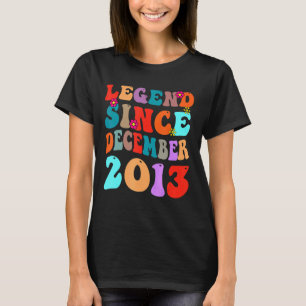 Legend Seit Dezember 2013 Vintager Geburtstag Retr T-Shirt