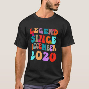 Legend Seit Dezember 2020 Vintager Geburtstag Retr T-Shirt