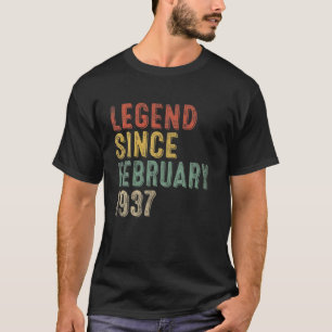 Legend Seit Februar 1937 85Geburtstagsgeschenke 85 T-Shirt