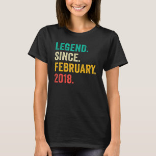 Legend Seit Februar 2018 5. Geburtstag 5 Jahre Ol T-Shirt