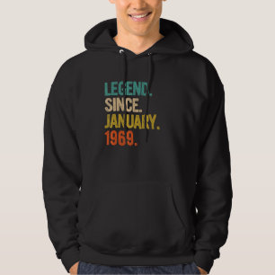 Legend Seit Januar 1969 54 Jahre alt 54 Jahre Hoodie